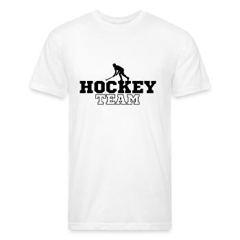 Hockey Team Mug - Unisex Poly/Cotton T-Shirt - white - Front - Jose (178cm)