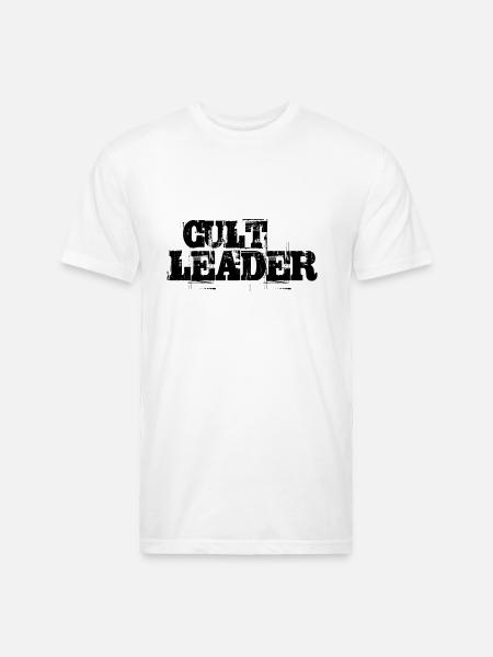 cult leader - Unisex Poly/Cotton T-Shirt - white
