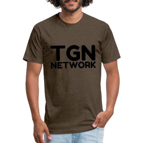 TGN Network Tshirt - Men’s Fitted Poly/Cotton T-Shirt