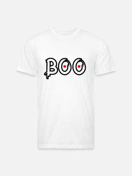 Boo 1 1 - Unisex Poly/Cotton T-Shirt - white