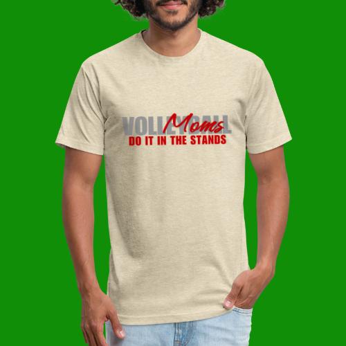 Volleyball Moms - Men’s Fitted Poly/Cotton T-Shirt