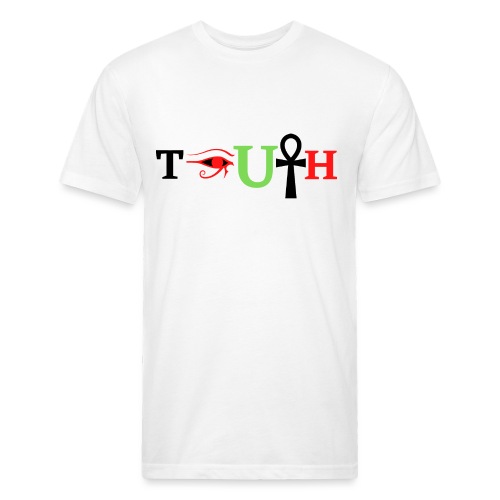 Truth -Afrinubi - Men’s Fitted Poly/Cotton T-Shirt