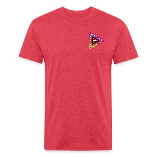 Morgan And Hudson's Fun Play Button - Unisex Poly/Cotton T-Shirt