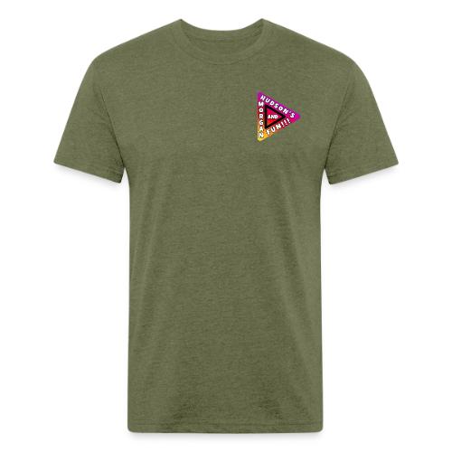 Morgan And Hudson's Fun Play Button - Unisex Poly/Cotton T-Shirt