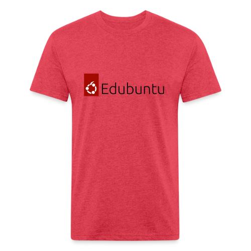 Edubuntu Logo 2023 - Black - Unisex Poly/Cotton T-Shirt