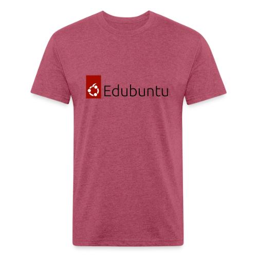 Edubuntu Logo 2023 - Black - Unisex Poly/Cotton T-Shirt