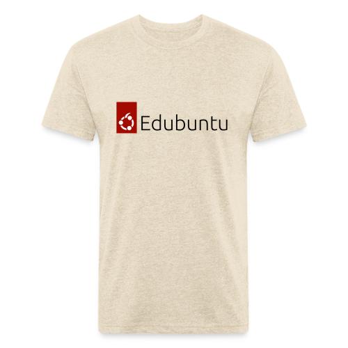 Edubuntu Logo 2023 - Black - Unisex Poly/Cotton T-Shirt