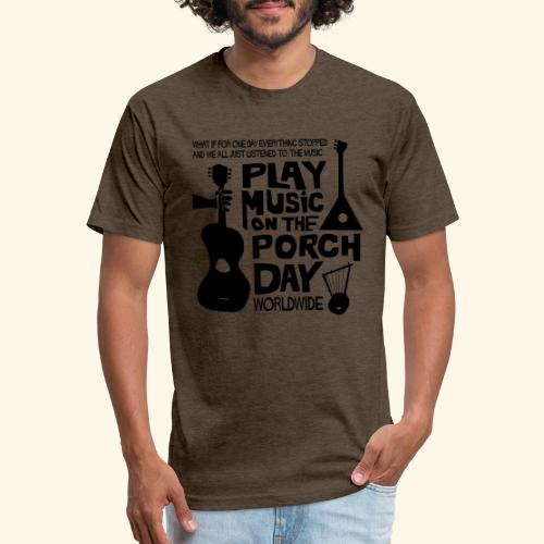 FINALPMOTPD_SHIRT1 - Men’s Fitted Poly/Cotton T-Shirt