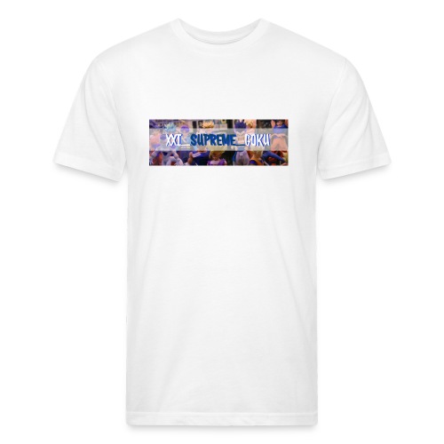XXI SUPREME GOKU LOGO 2 - Men’s Fitted Poly/Cotton T-Shirt