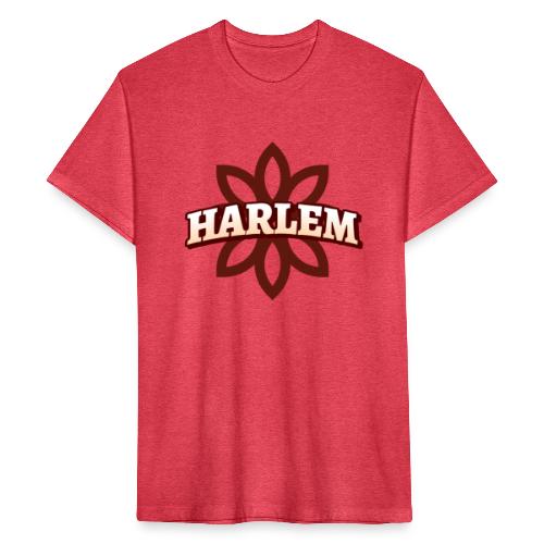 HARLEM STAR - Fitted Cotton/Poly T-Shirt by Next Level