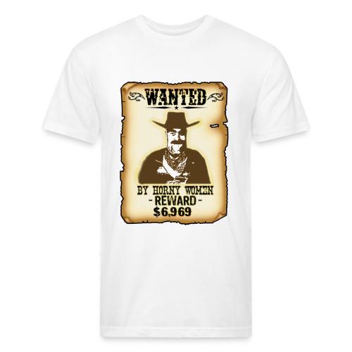 Cowboy Ox-Mad Wanted Poster! - Unisex Poly/Cotton T-Shirt
