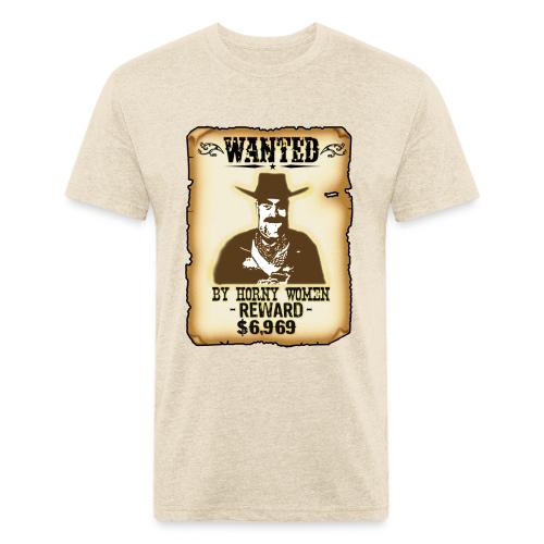 Cowboy Ox-Mad Wanted Poster! - Unisex Poly/Cotton T-Shirt