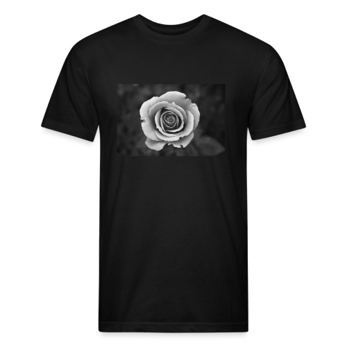 dark rose - Men’s Fitted Poly/Cotton T-Shirt