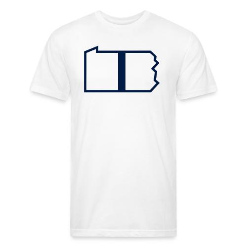 Happy Valley Helmet Stripe (On White) - Unisex Poly/Cotton T-Shirt
