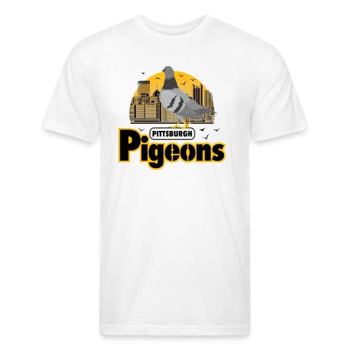 Pittsburgh Pigeons (Light) - Men’s Fitted Poly/Cotton T-Shirt