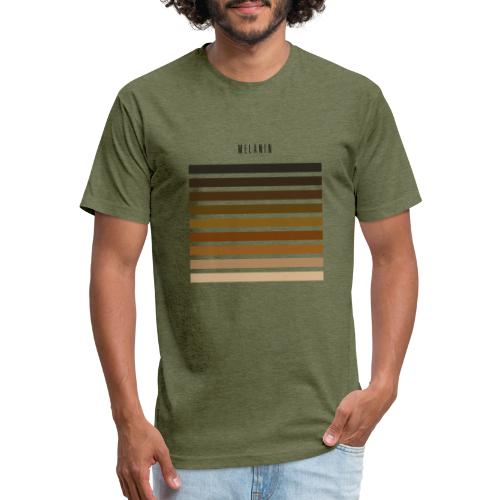 Shades of Melanin - Men’s Fitted Poly/Cotton T-Shirt