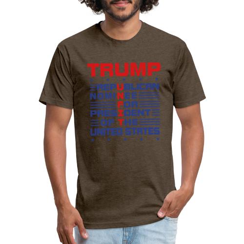 Trump Unfit For President - Fitted Cotton/Poly T-Shirt by Next Level