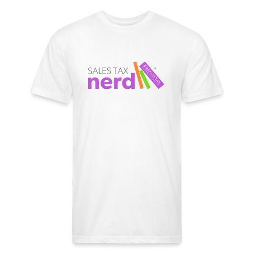 Sales Tax Nerd - Men’s Fitted Poly/Cotton T-Shirt