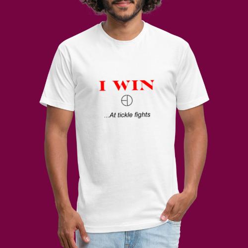 I WinAt Tickle Fights - Fitted Cotton/Poly T-Shirt by Next Level
