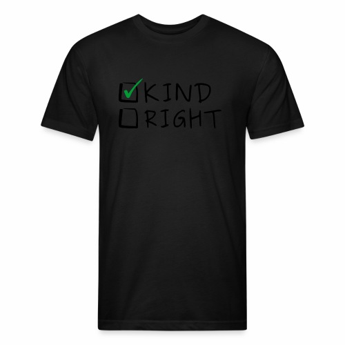 Choose Kind Anti-Bullying - Men’s Fitted Poly/Cotton T-Shirt