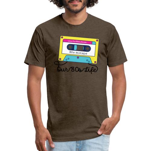 Our 80s Life Tape - Men’s Fitted Poly/Cotton T-Shirt