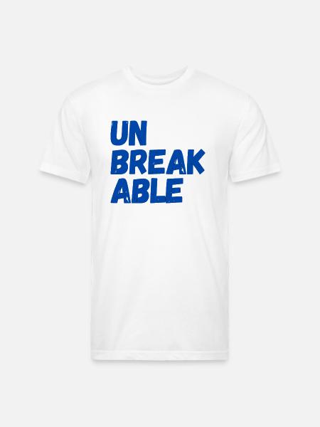 Unbreakable: The Art of Resilience - Unisex Poly/Cotton T-Shirt - white