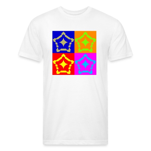 F Hypo Inside NonLayered gold vector ConvertImage - Fitted Cotton/Poly T-Shirt by Next Level