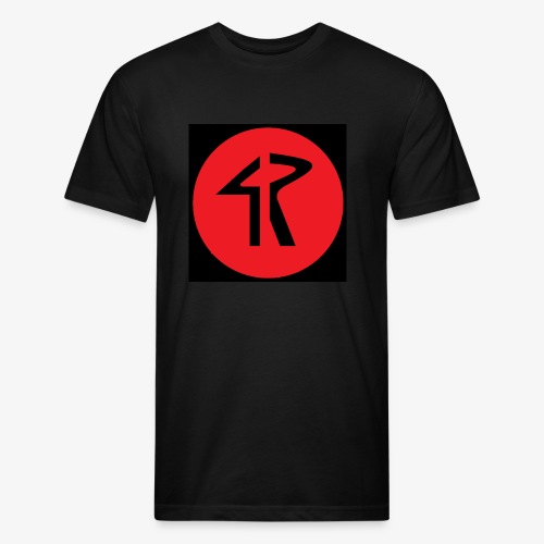 4R Logo - Men’s Fitted Poly/Cotton T-Shirt