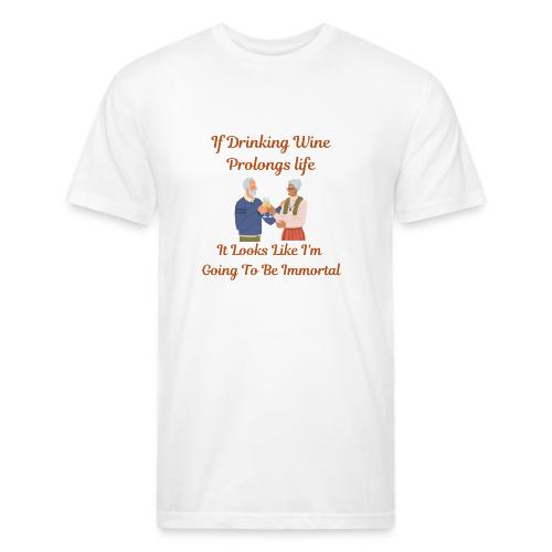 Wine Immortal2 - Unisex Poly/Cotton T-Shirt