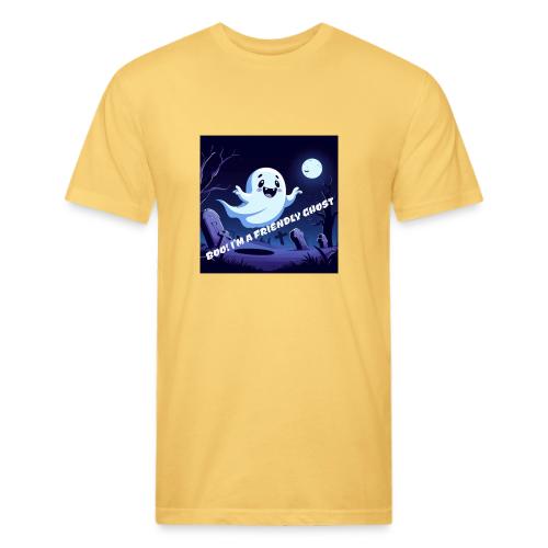 Boo I m a Friendly Ghost - Unisex Poly/Cotton T-Shirt