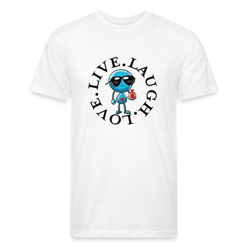 Circle Remember to live laugh love - Unisex Poly/Cotton T-Shirt