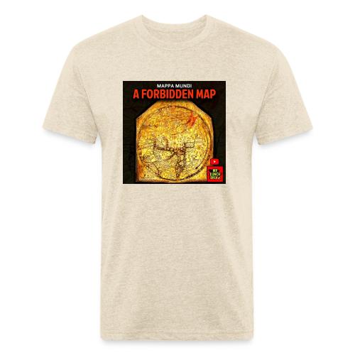 A FORBIDDEN MAP - Men’s Fitted Poly/Cotton T-Shirt