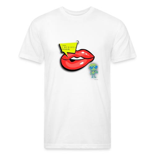 Smoon City_I wear lipstick enhanced - Unisex Poly/Cotton T-Shirt