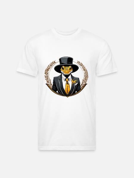 salamander - Unisex Poly/Cotton T-Shirt - white