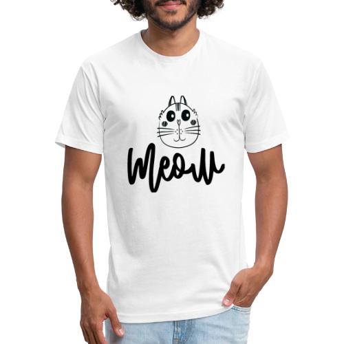 Meow - Unisex Poly/Cotton T-Shirt