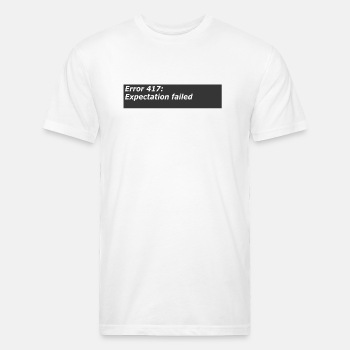 Error 417 expectation failed - Fitted Cotton/Poly T-Shirt for men