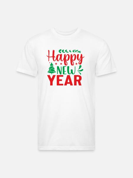 happy new year - Unisex Poly/Cotton T-Shirt - white