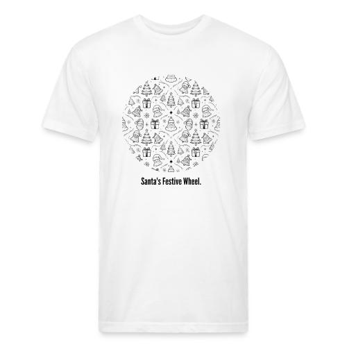 Santa's Festive Wheel T-Shirt - Unisex Poly/Cotton T-Shirt
