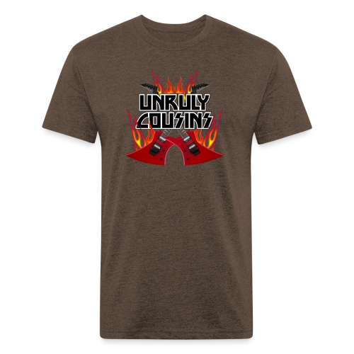 Unruly Cousins - Men’s Fitted Poly/Cotton T-Shirt