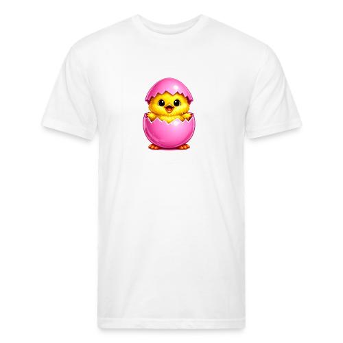 Easter Chick Pink - Unisex Poly/Cotton T-Shirt