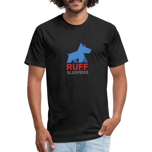 ruffsleepers logo 01 - Men’s Fitted Poly/Cotton T-Shirt