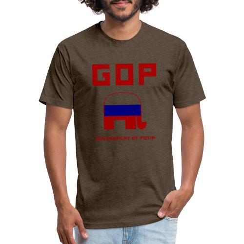 GOP Government of Putin - Fitted Cotton/Poly T-Shirt by Next Level