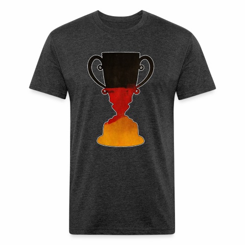 Germany trophy cup gift ideas - Men’s Fitted Poly/Cotton T-Shirt