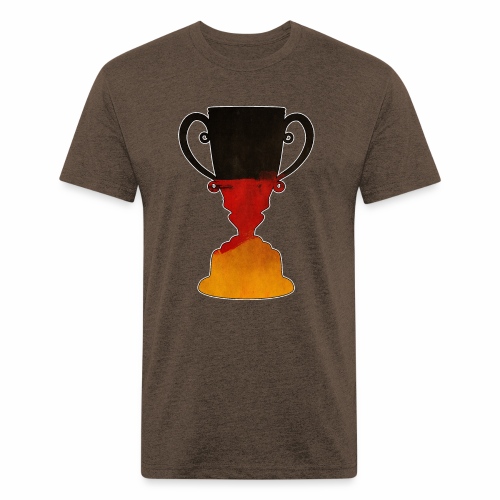 Germany trophy cup gift ideas - Men’s Fitted Poly/Cotton T-Shirt