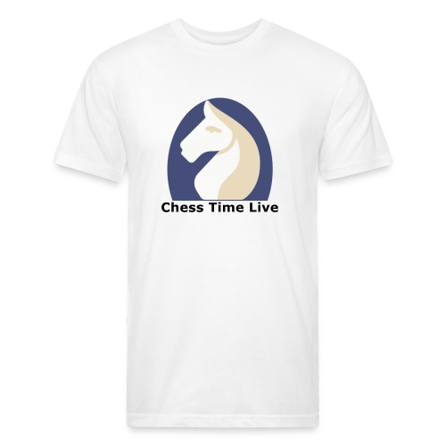 Chess Time Live Icon - Fitted Cotton/Poly T-Shirt by Next Level