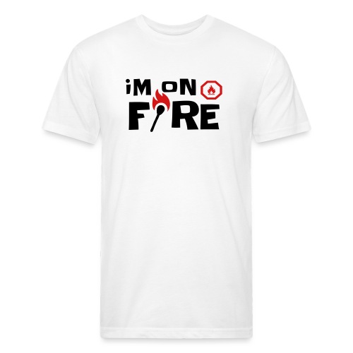 im on fire - Men’s Fitted Poly/Cotton T-Shirt