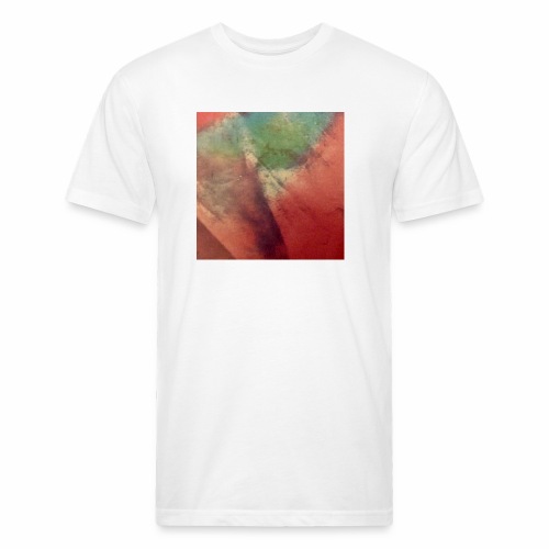 Abstraction - Men’s Fitted Poly/Cotton T-Shirt