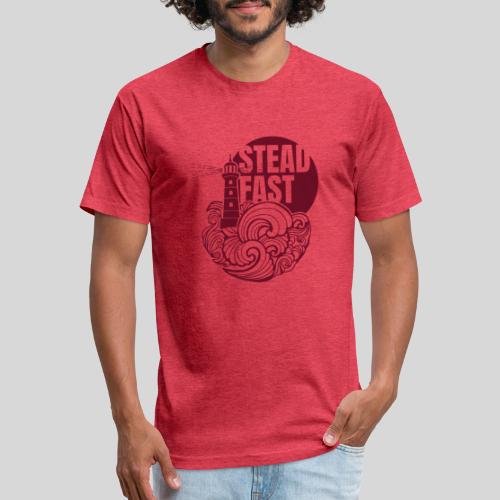Steadfast - red - Fitted Cotton/Poly T-Shirt by Next Level