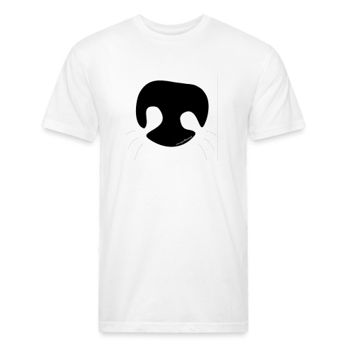 Dog Nose - Men’s Fitted Poly/Cotton T-Shirt