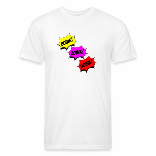 Boink Zoink Hoink - Men’s Fitted Poly/Cotton T-Shirt